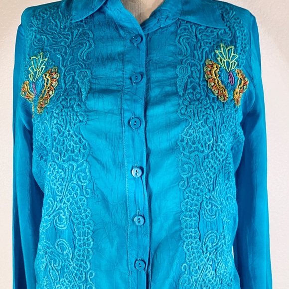 Johnny Was Sangria Blouse size S NWT - Picture 6 of 6